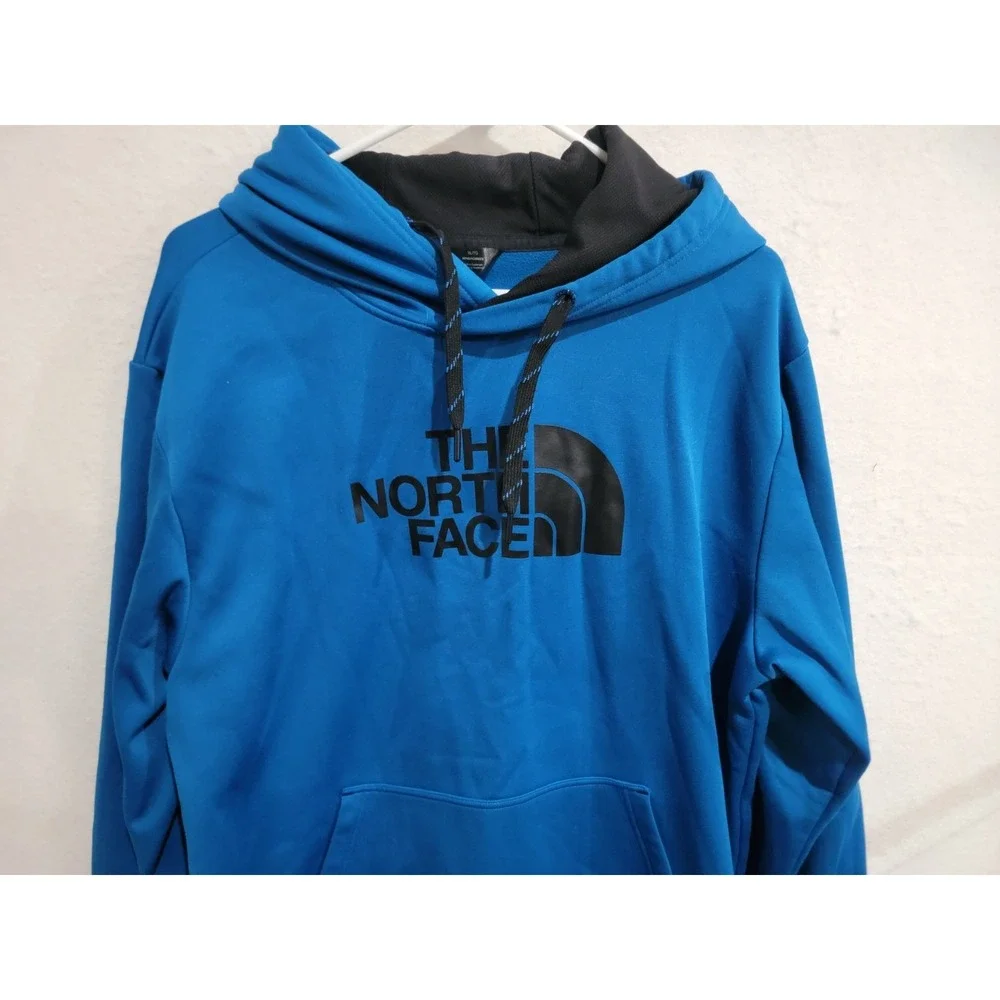 The North Face Surgent Hoodie Men XL Blue Black Performance Fleece‎ Fall 2014